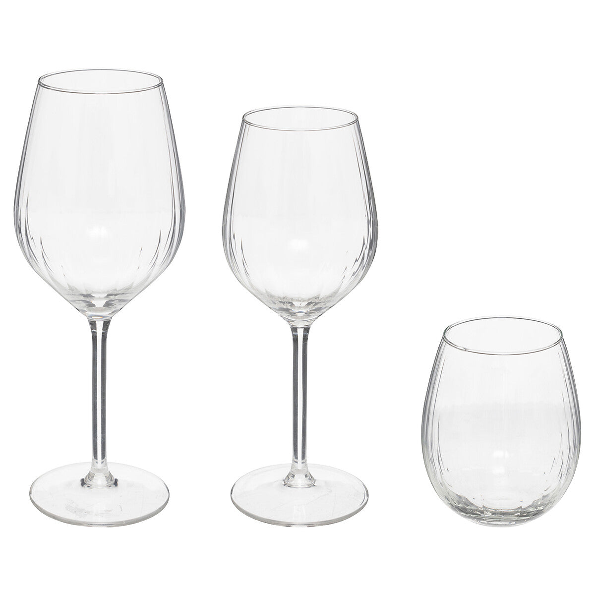 Volta Glassware Set 12pcs - Elegant Wine Glasses