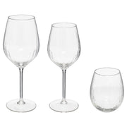 Volta Glassware Set 12pcs - Elegant Wine Glasses
