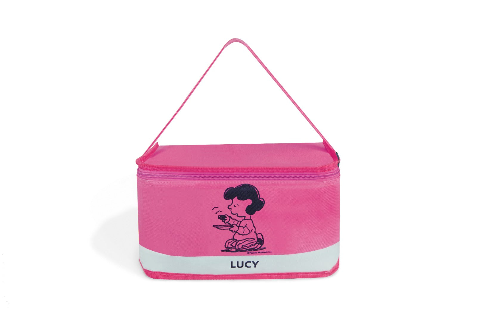 "Peanuts" Fuchsia Lucy Lunch Box Insulated Cooler Bag for Kids