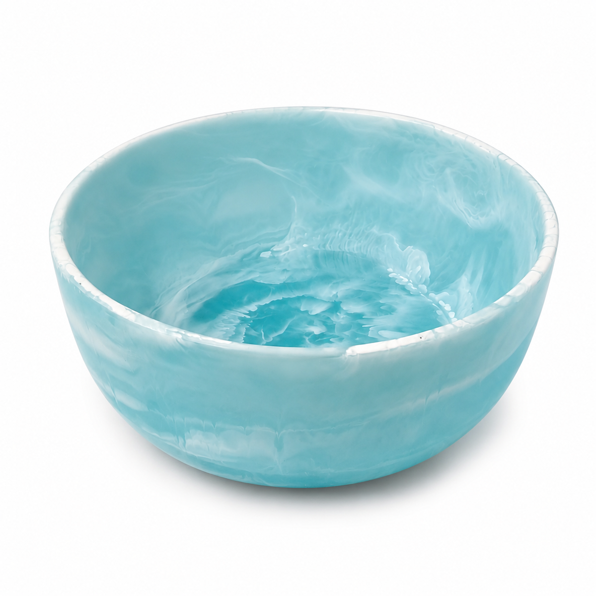 Resin Salad Bowl – 24 × 24 × 8.6 cm