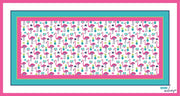 Carpet Pineapple Pink/Blue Flamingo & Pineapple Area Rug 80x150 cm