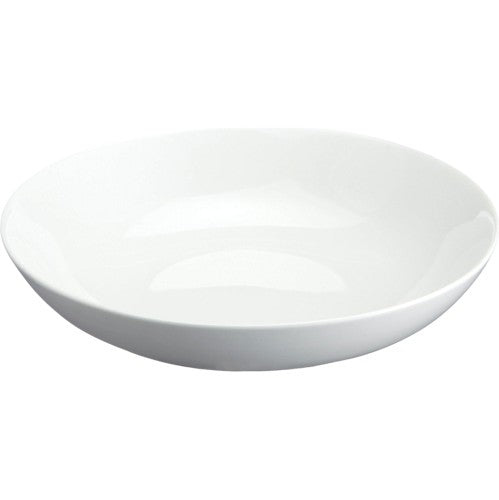 Round Deep Porcelain Plate, 23 cm