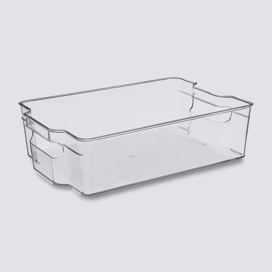 Fridge Storage Box, PET Plastic, 6L & 8L Capacity