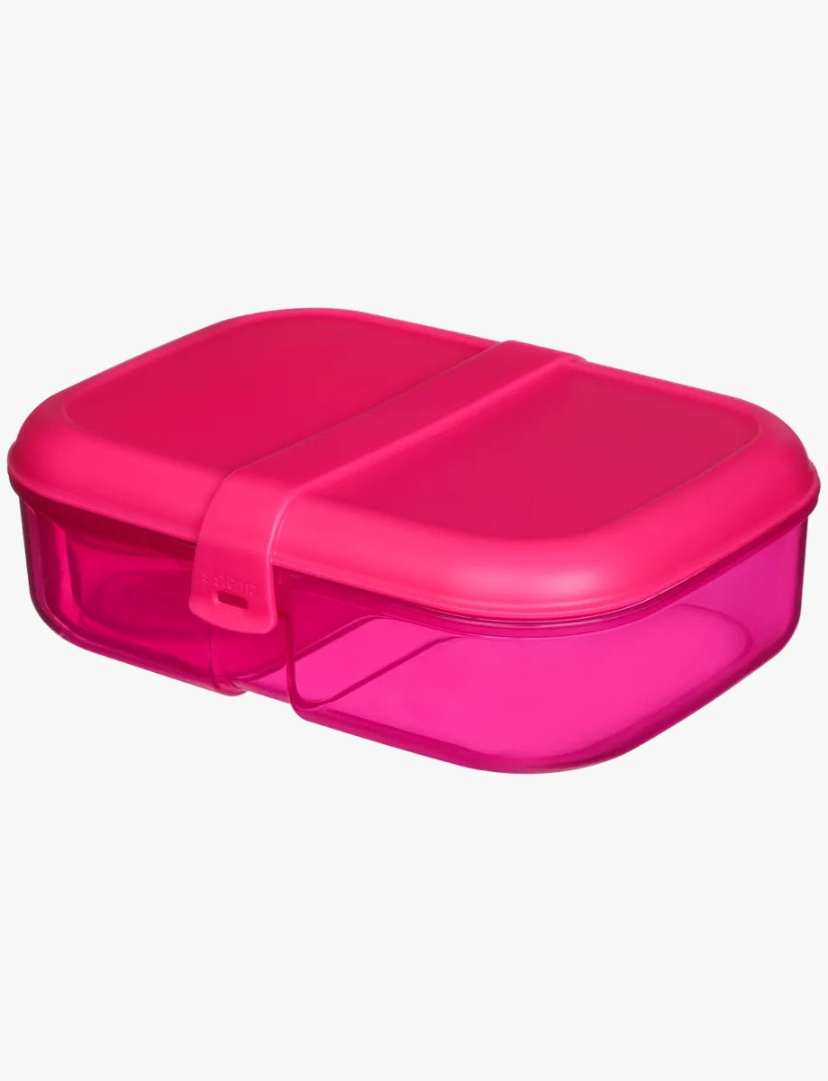 Sistema Ribbon Lunch Box with Yogurt Pot, Assorted Colors