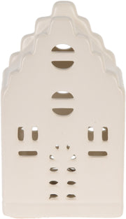 LED House Set of 3 Porcelain Decorative Lamps