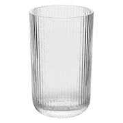 Tall, ribbed glass Ema 43 cl clear glass - Clear Ribbed Tumbler 430ml