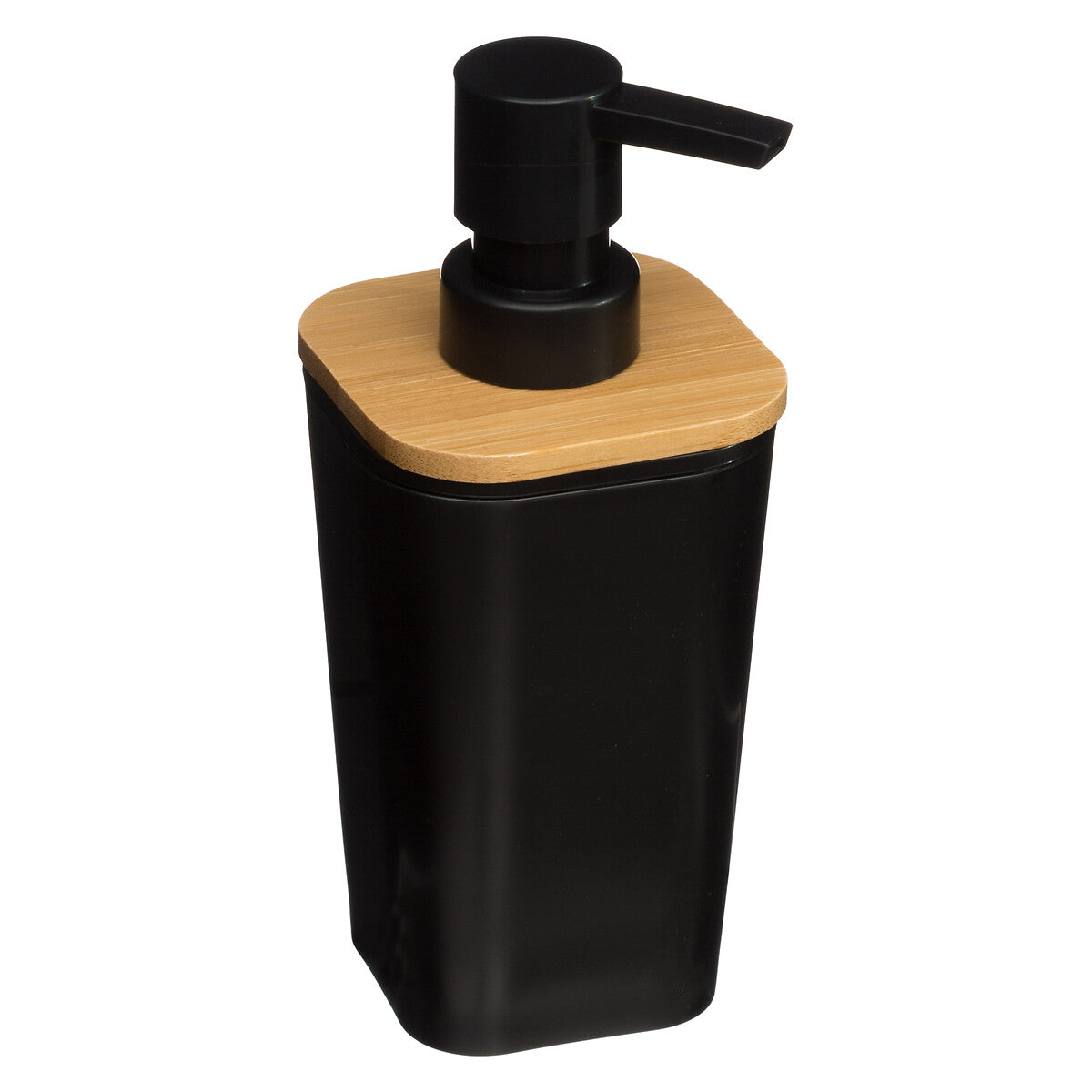 Black Bamboo-Top Soap Dispenser, 200ml