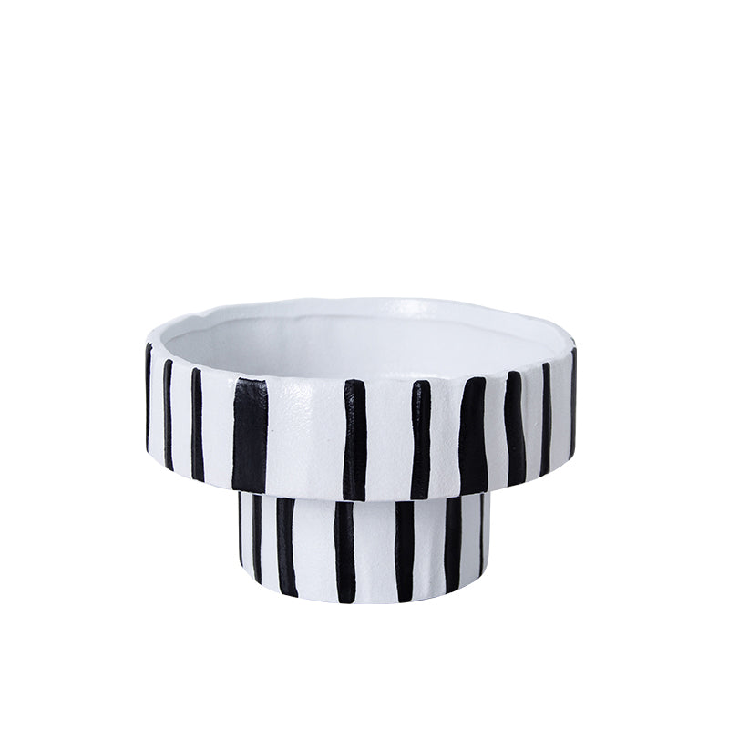 Black and White Ceramic Bowl