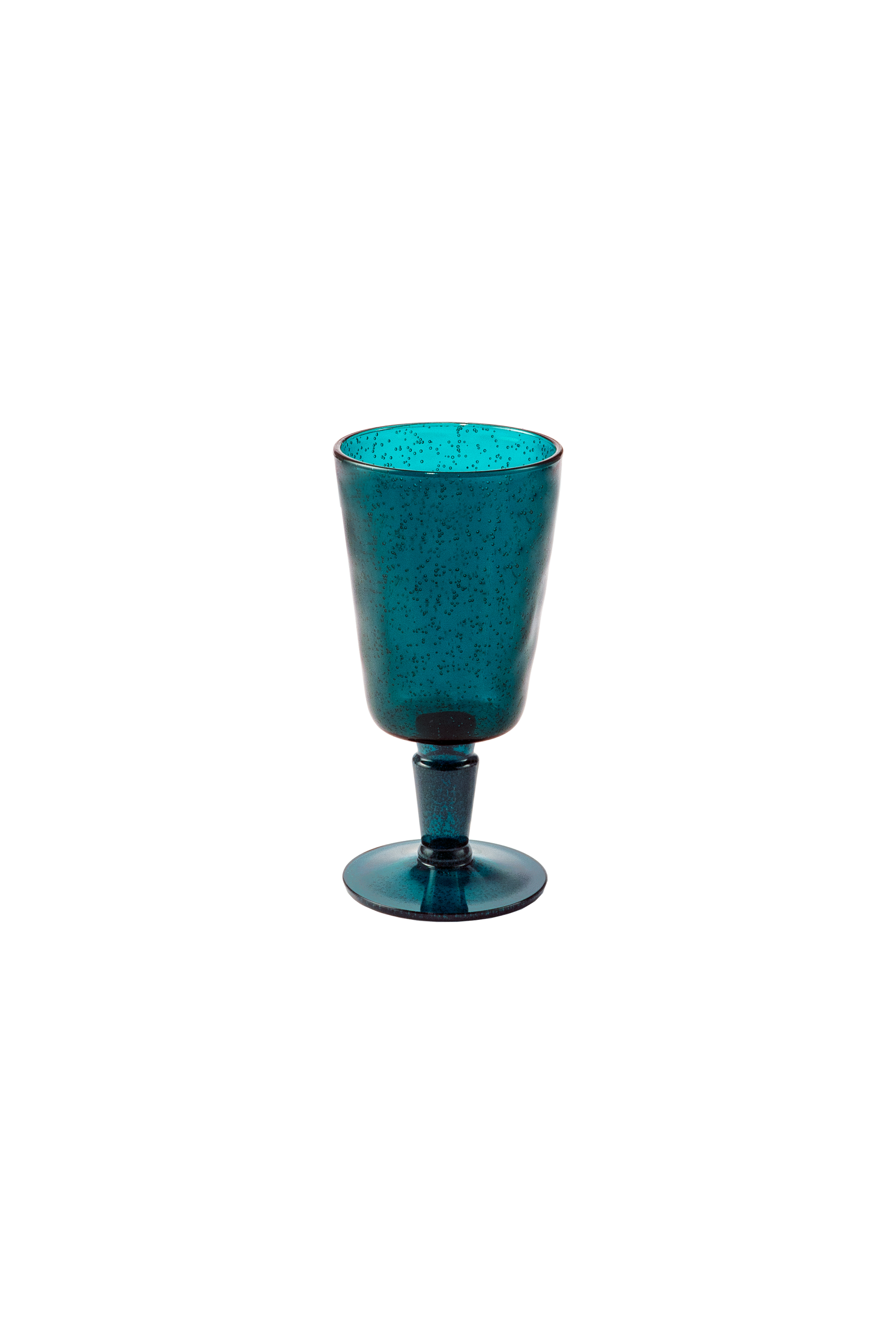 SYNTH GOBLET Acrylic - Petrolium, H.15.5 D.8 cm