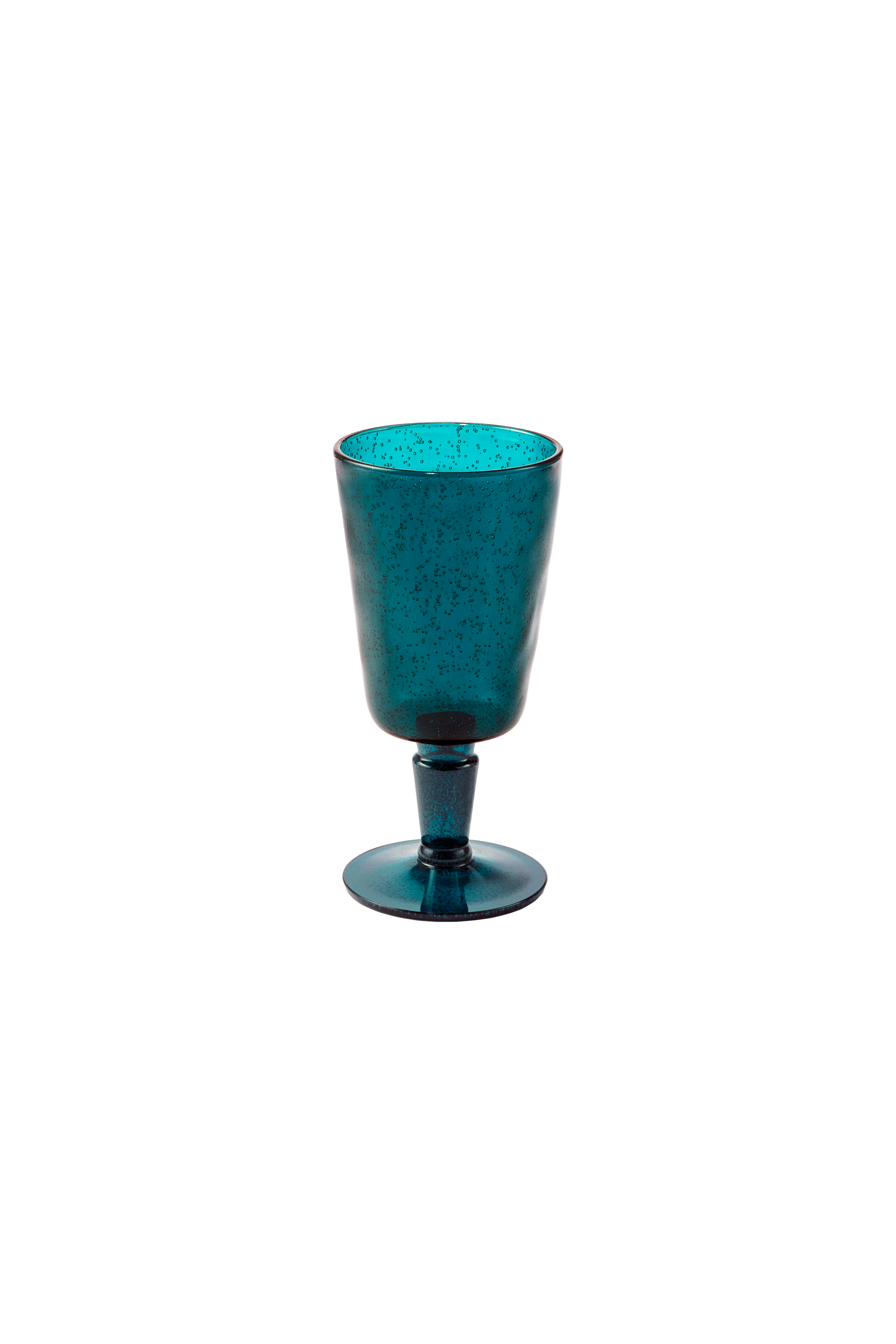 SYNTH GOBLET Acrylic - Petrolium, H.15.5 D.8 cm