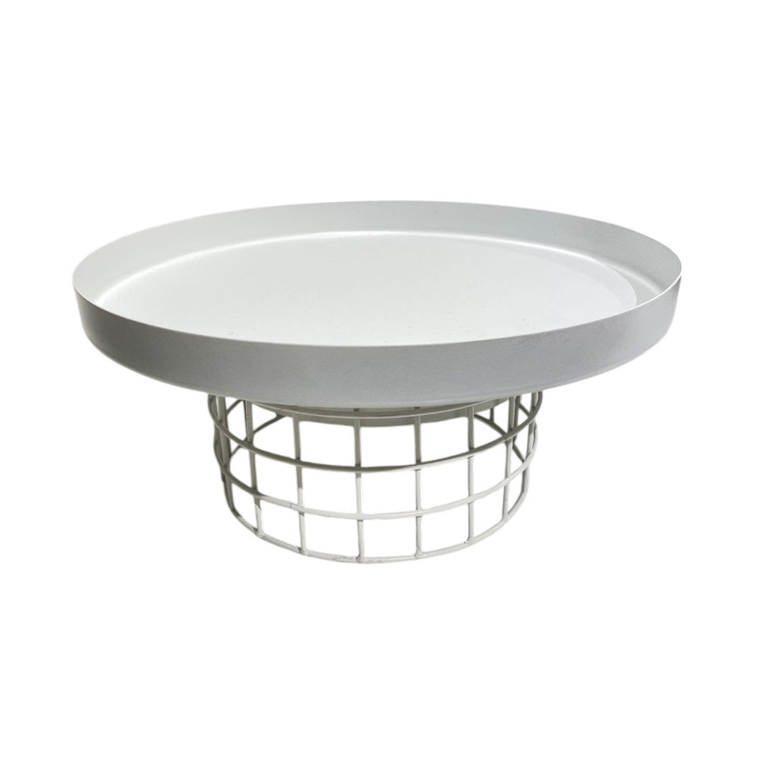 Metal Tray with Stand for Home Decor