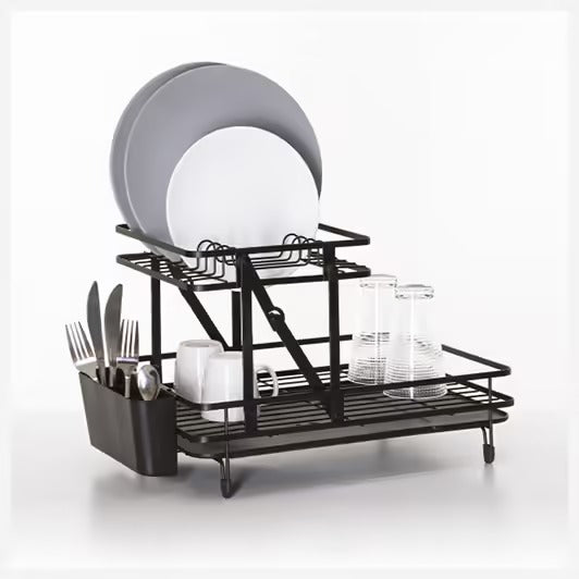 Dish Drainer 2 Level Rabatable