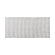 Weaved Mat Cotton Polyester Rustic Bath Mat 120 x 50 cm