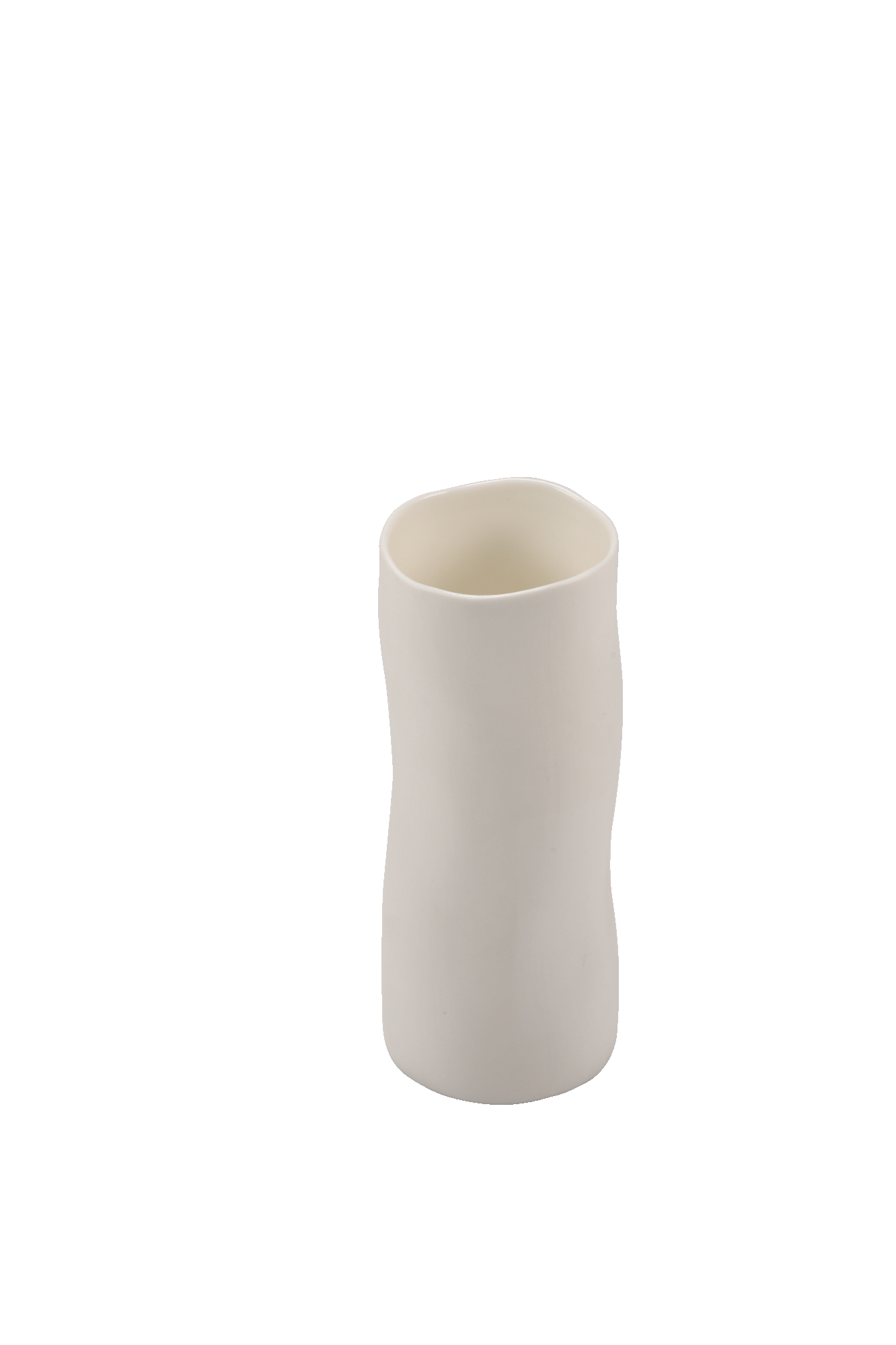 Glossy and Matt White Breadstick Holder Modern New Bone China Tableware