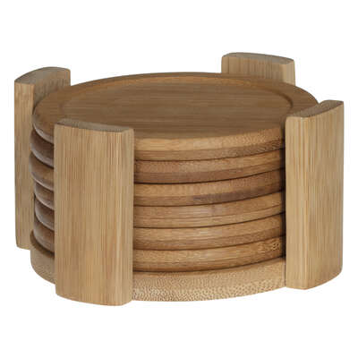 COASTER X6 BAMBOO WITH HOLDER