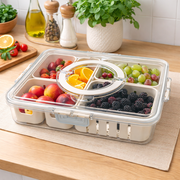 Multi Compartment Fridge Organizer 31x24x6 cm