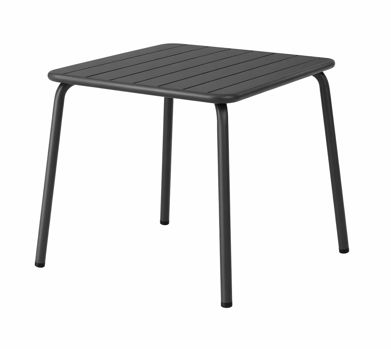 Square Table with Steel Frame