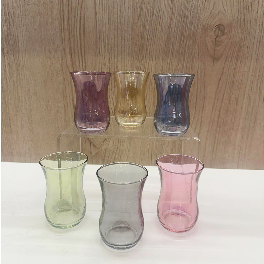 Handmade Colored Glass Teacup