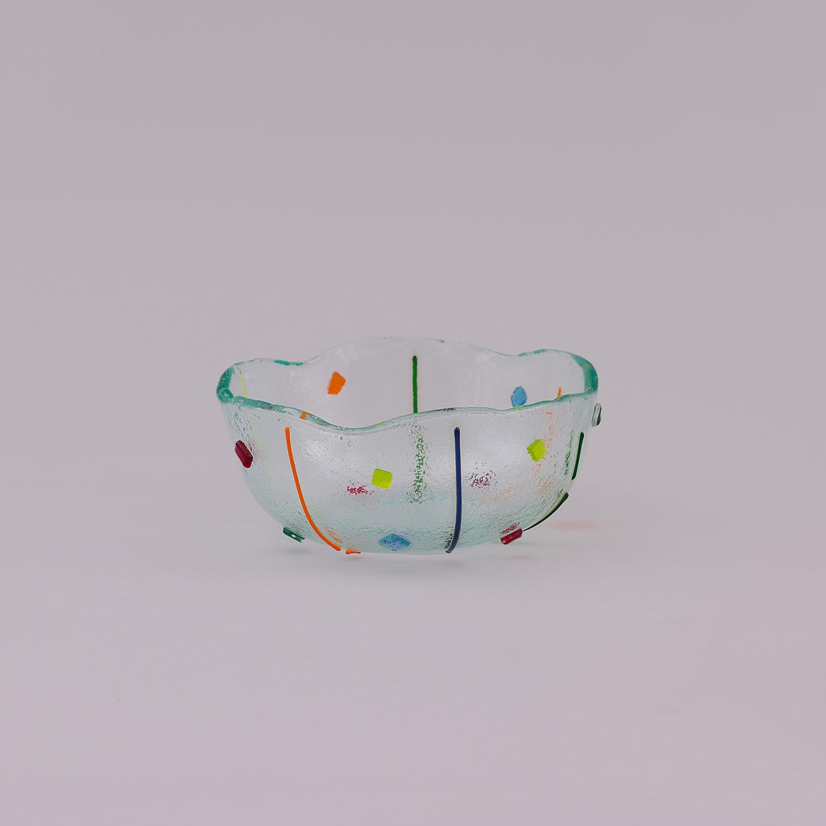 Handmade Colorful Mosaic Glass Bowl
