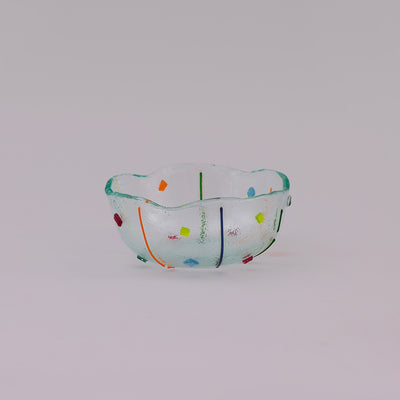 Handmade Colorful Mosaic Glass Bowl