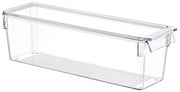 Tall Clear Organizer with Lid, Modern Acrylic Storage