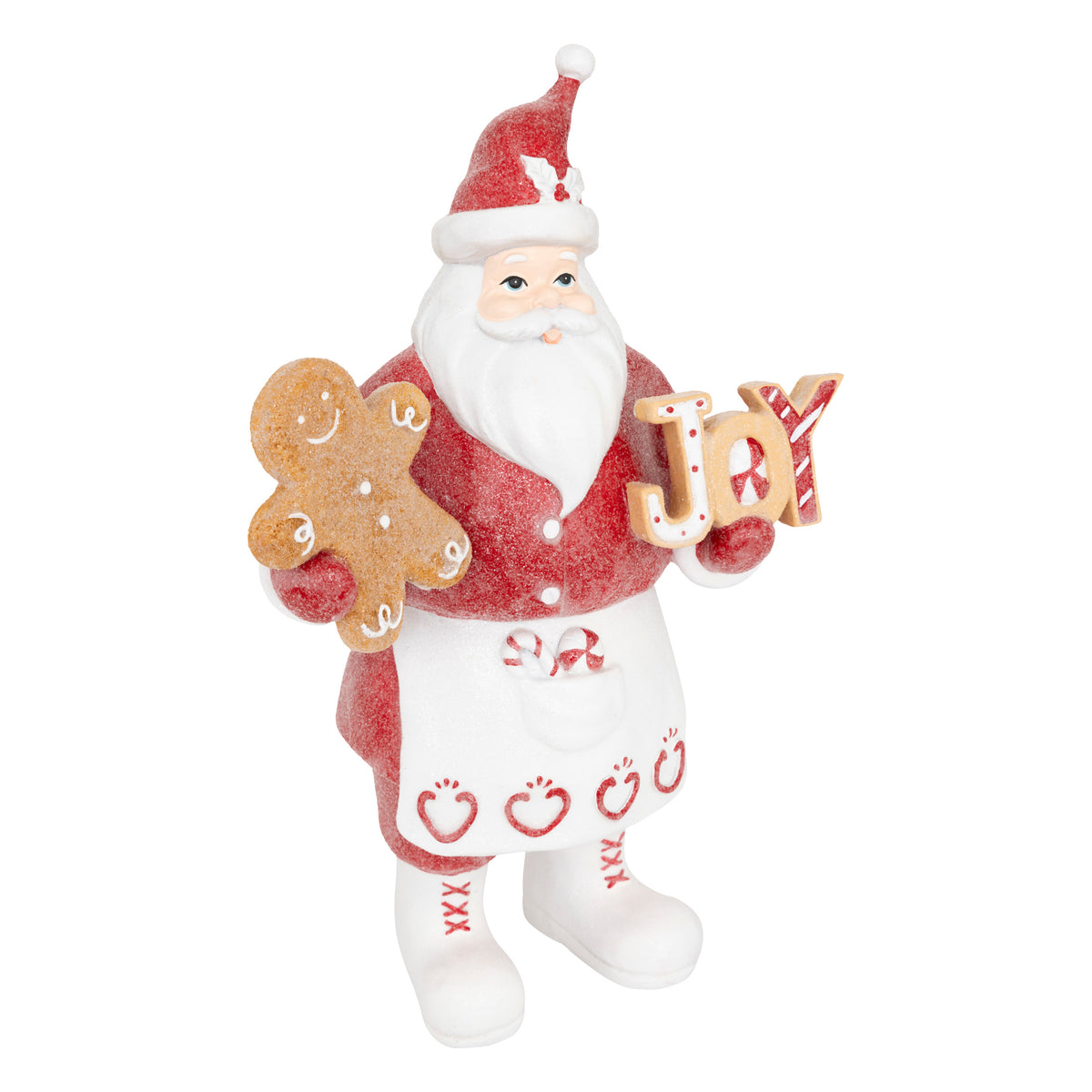 Santa Delicacy Resin Figurine 32 cm - Christmas Ornament