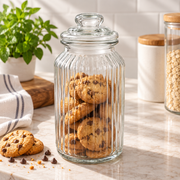 Large Lined Glass Storage Jar – 1300 ml