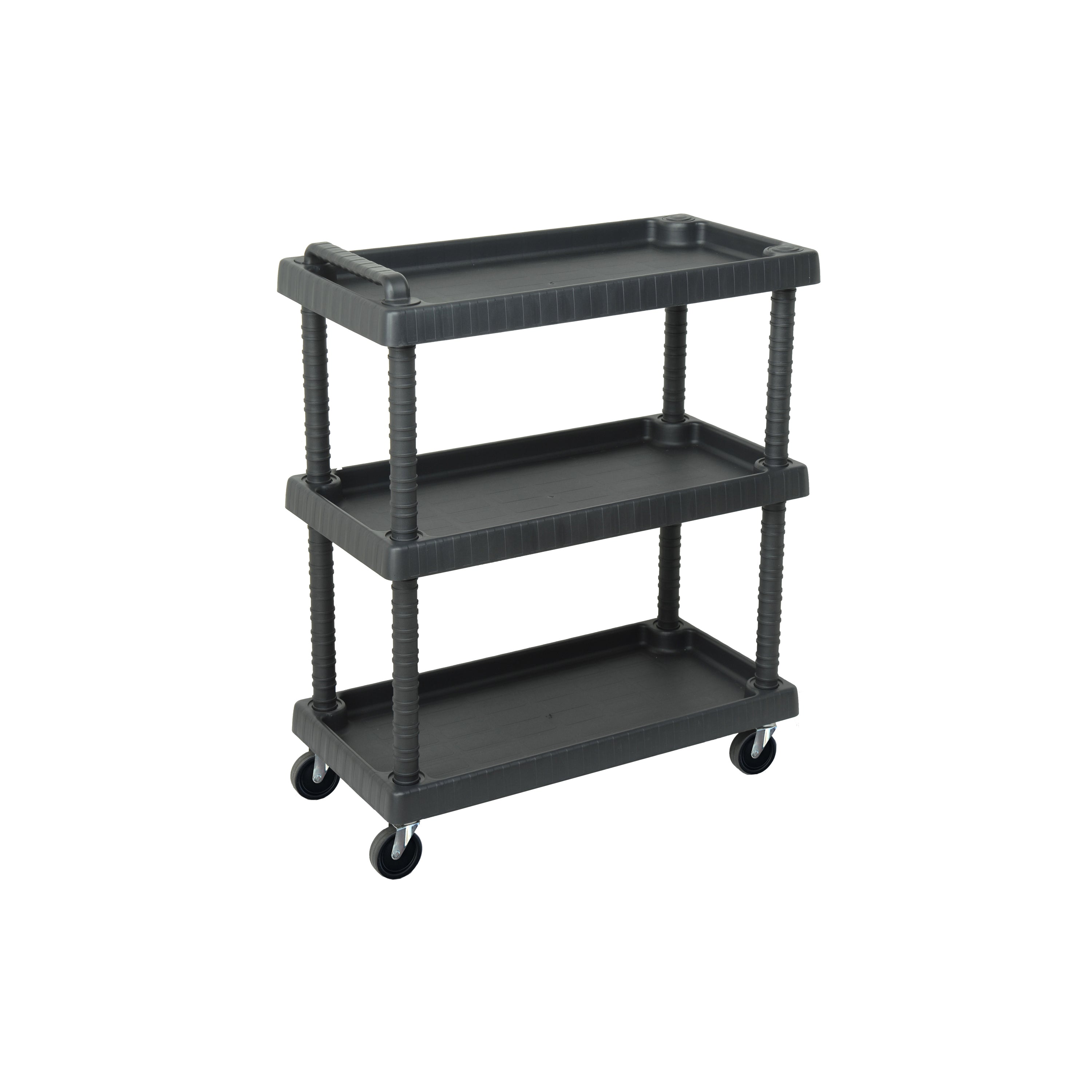 Plastic Trolley 3 Shelves - Versatile Home Utility Storage