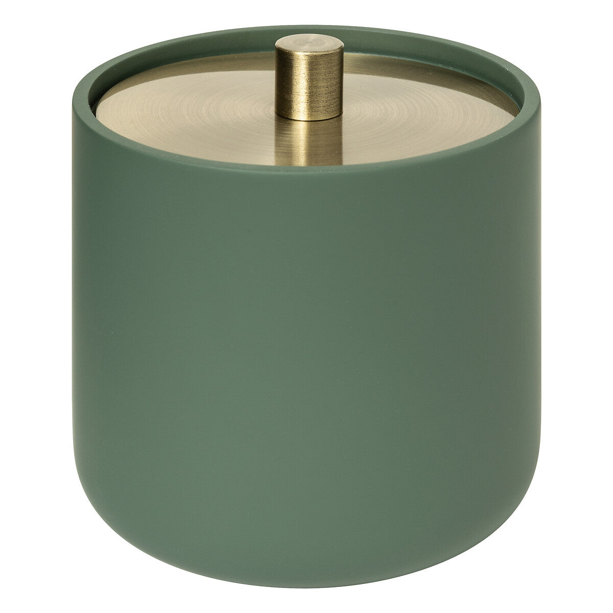 Ficus Cotton Jar Trio - Elegant Polyresin Storage