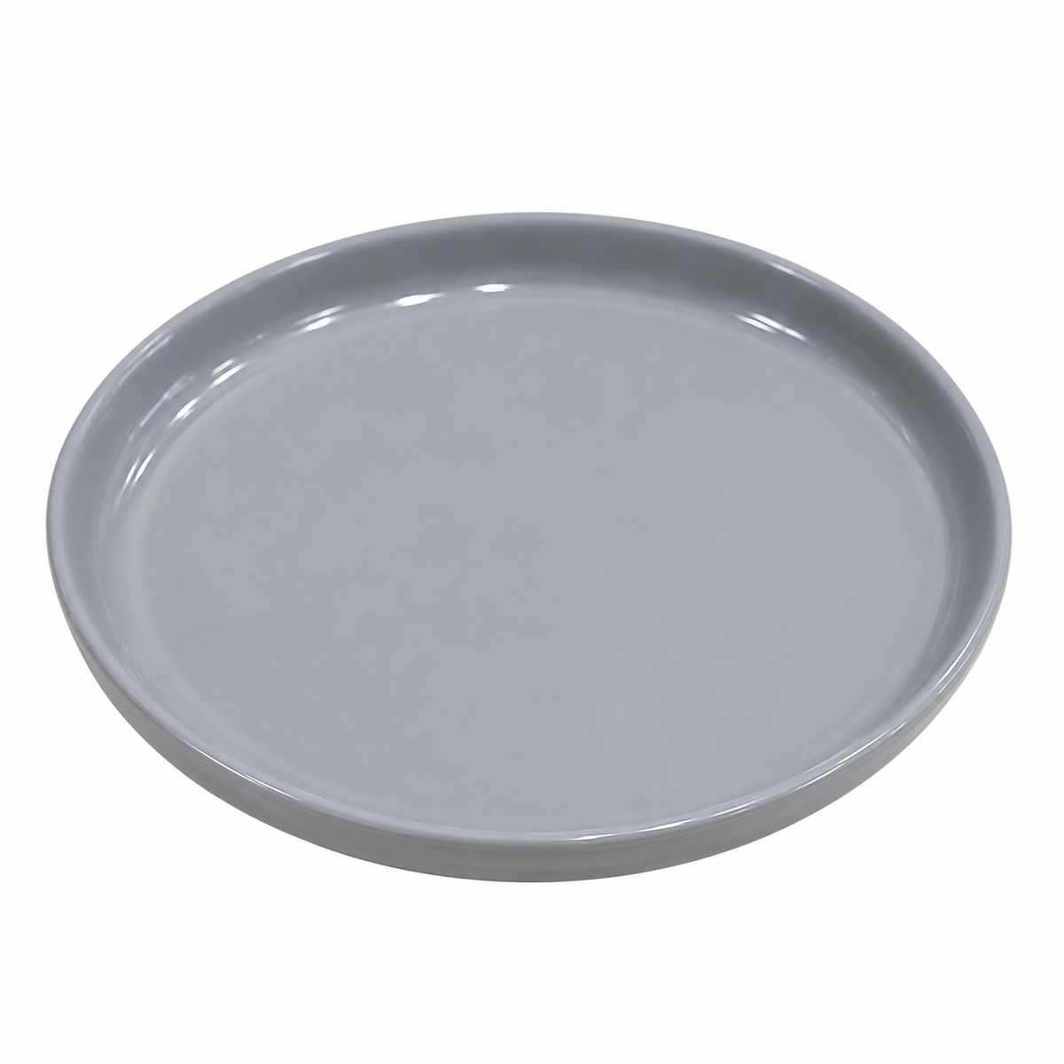 Grey Dessert Plate – 20.5 cm