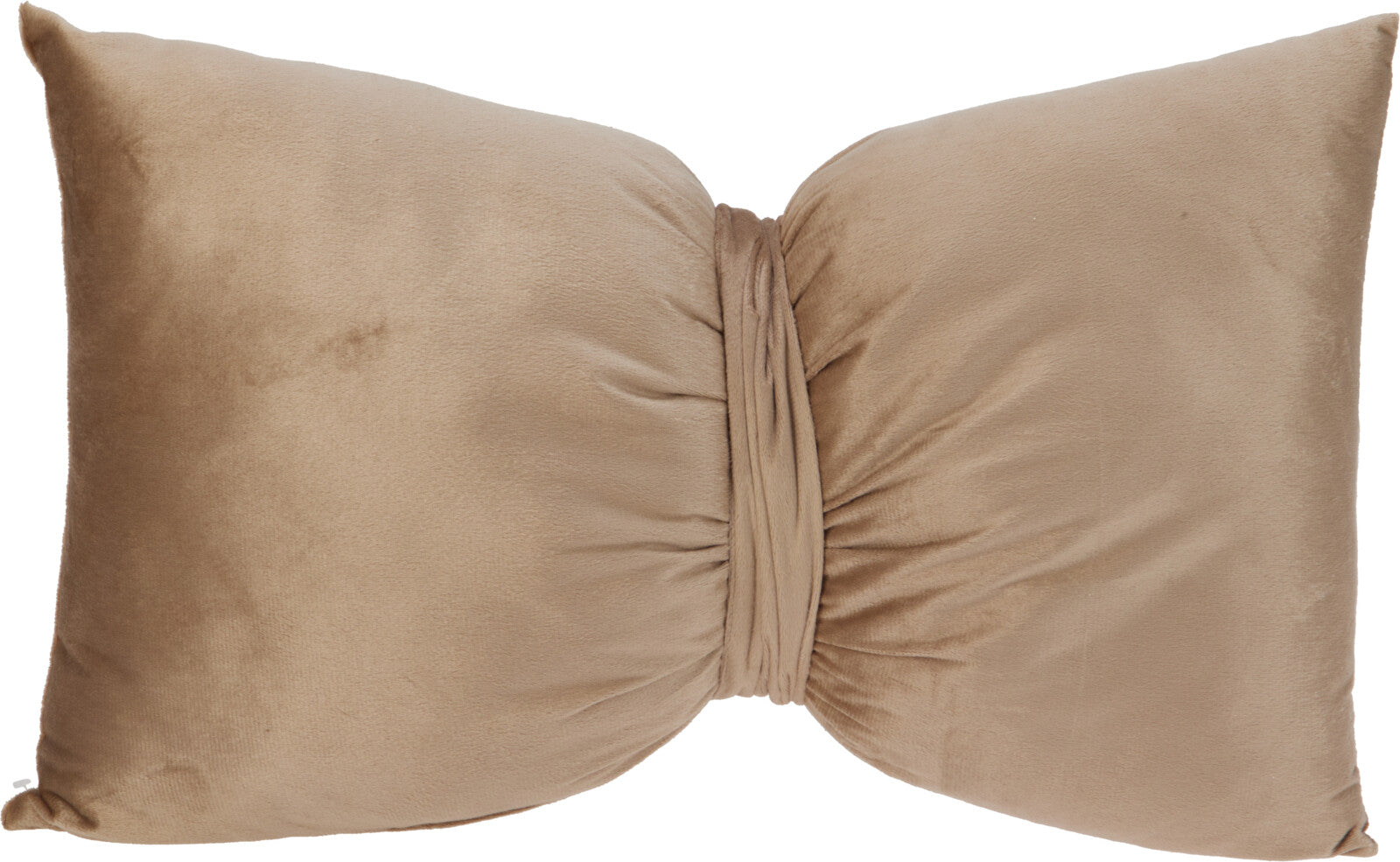 Cushion Bow Shape Velvet Polyester 50x30x15 cm