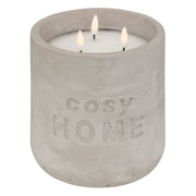 COSY LED Cement Candle – Warm Glow, Durable Finish