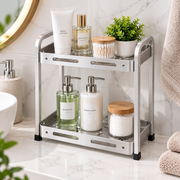 2-Tier Aluminum Shower Organizer