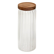 Jar 1.3 L Harmony Glass with Acacia Lid