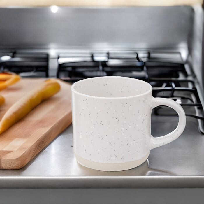 Mug Lana, Ceramic, White, Durable