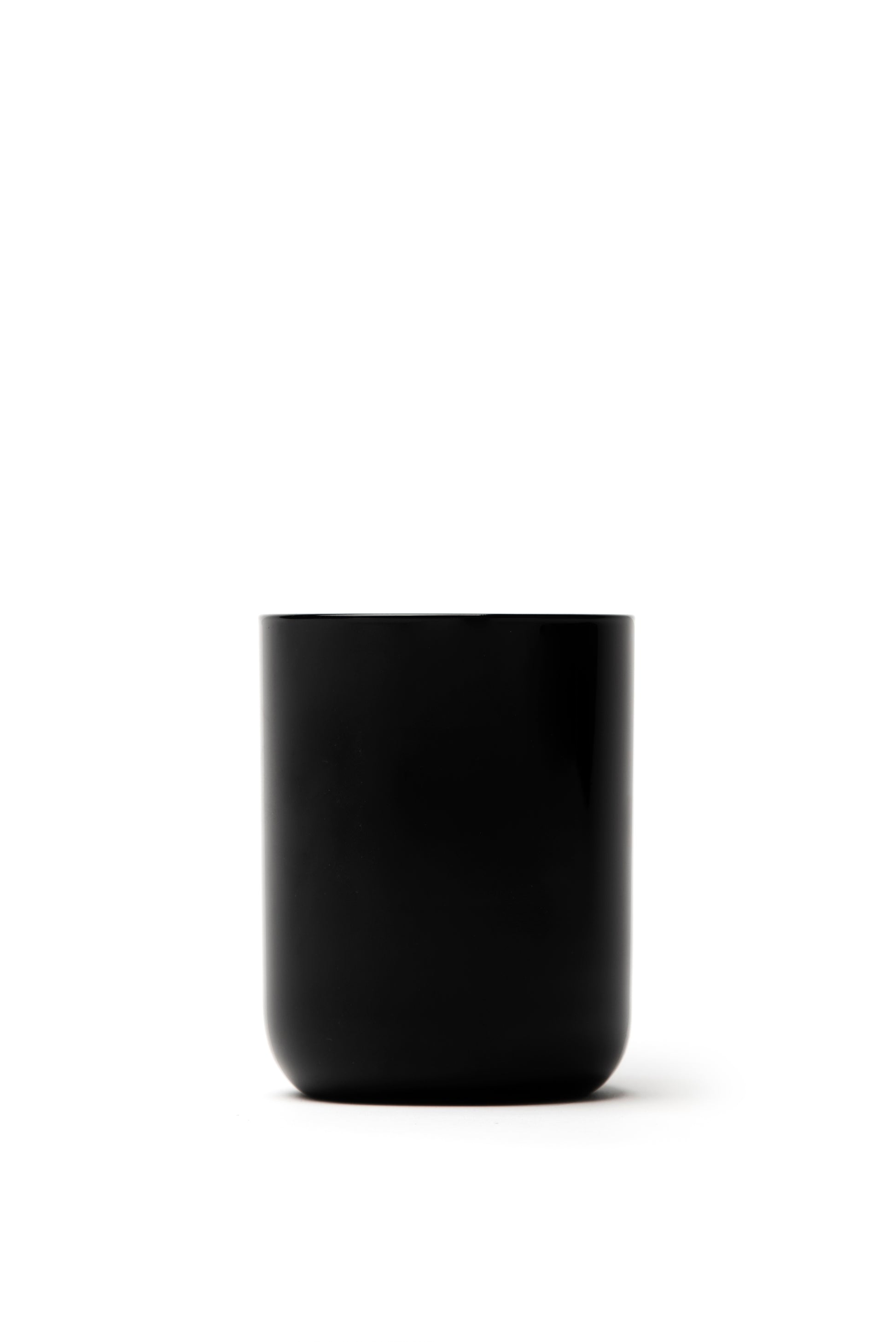 NORDIC Glass Cup, 35 cl, Black/White