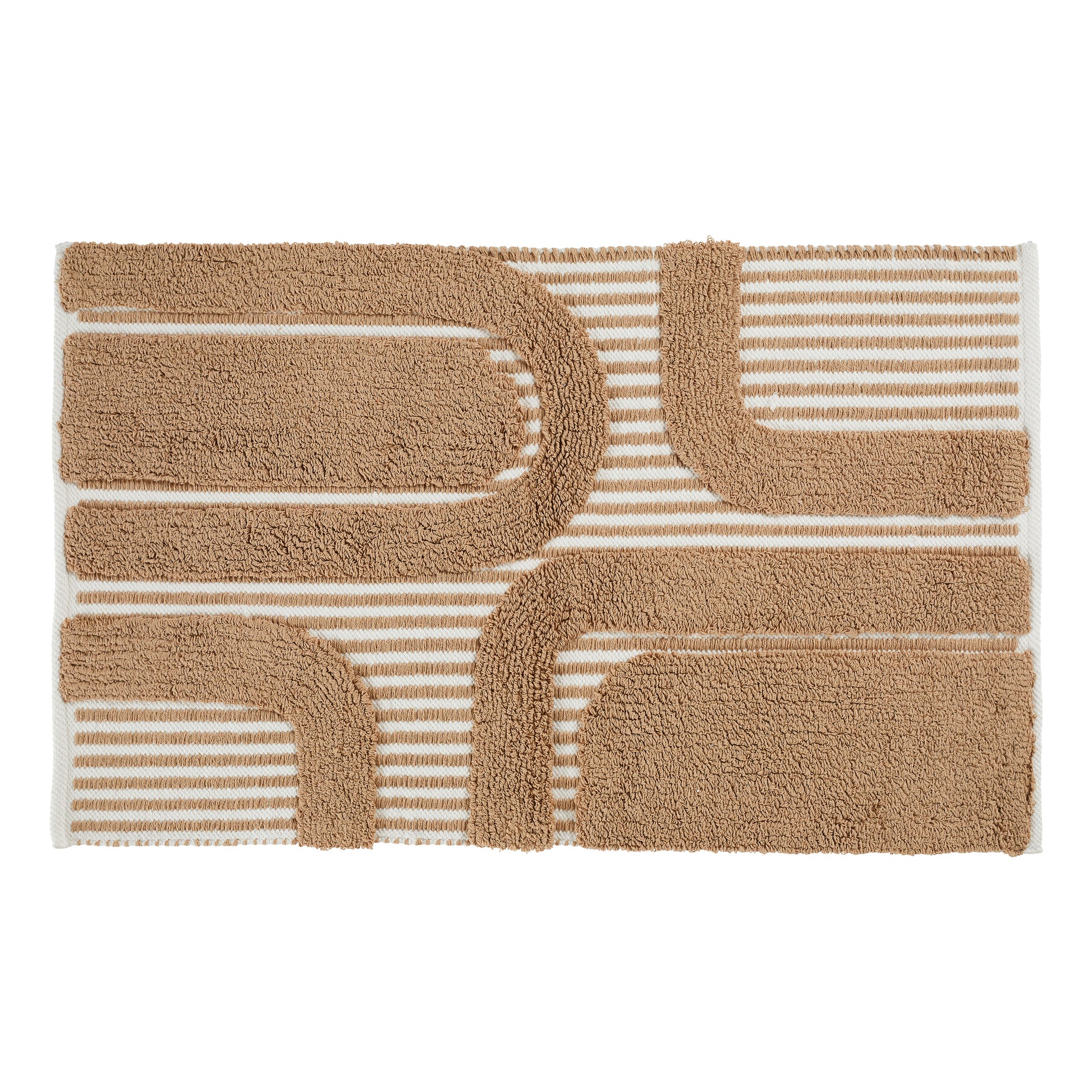 Poppy Rug - Tufted Cotton Rectangular Area Rug 90x60 cm
