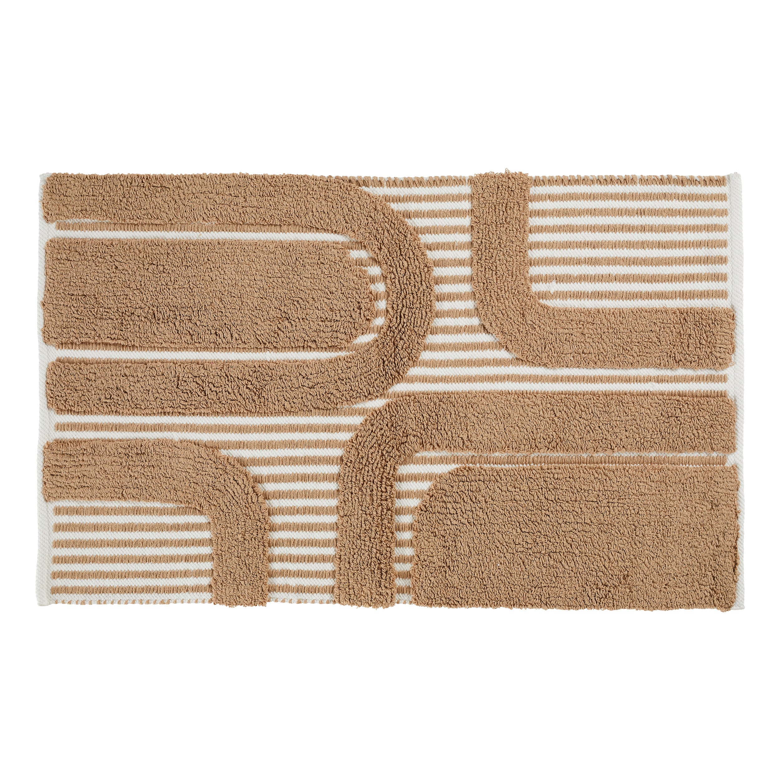 Poppy Rug - Tufted Cotton Rectangular Area Rug 90x60 cm