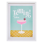 Framed Poster 'Cheri' - Vertical Wall Art Print 30x40 cm