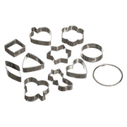 Cookie Cutter Set x 10 Pcs, Stainless Steel Shapes