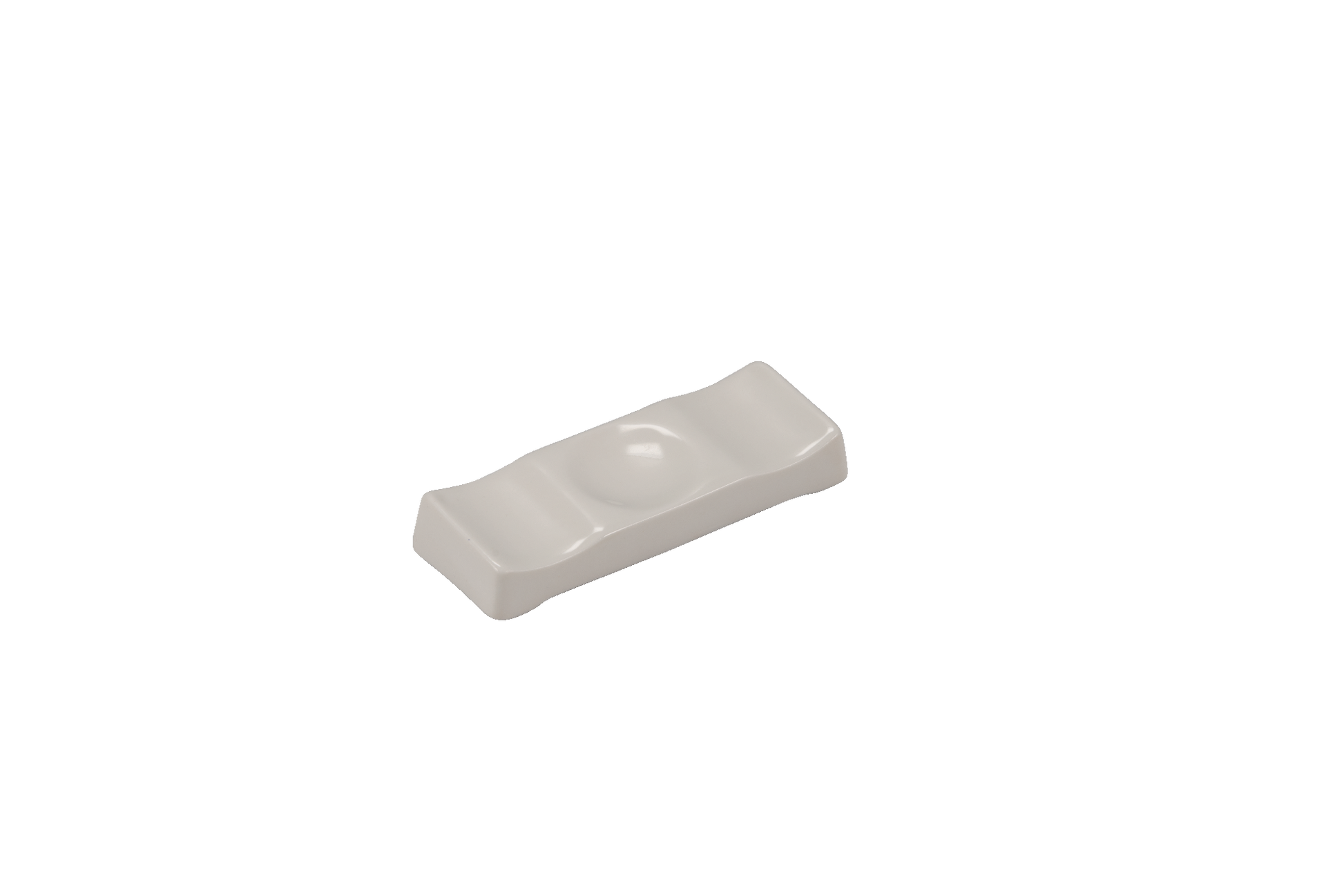 Porcelain Spoon Rest White Kitchen Countertop Utensil Holder
