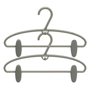 Set of 4 Hang'clip hangers - PP, Adjustable PVC Clips, Space-Saving