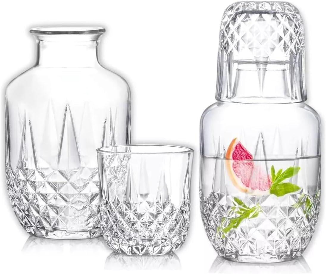 Glassware Carafe with Cup