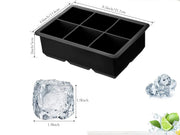 Silicone Ice Cube Mold with 6 Large Cavities
