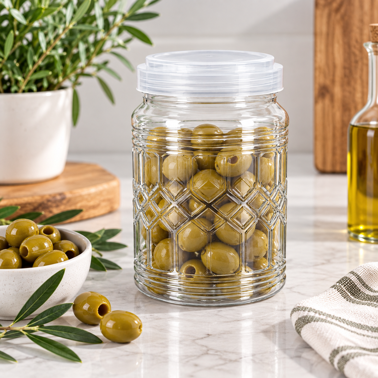 Plastic Storage Jar