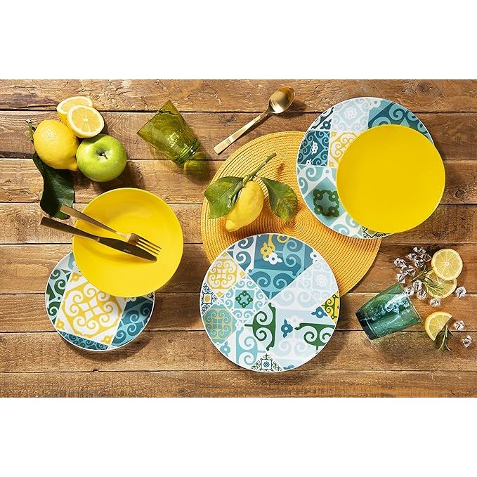 Maiolica Yellow 18 Pcs Dinner Set