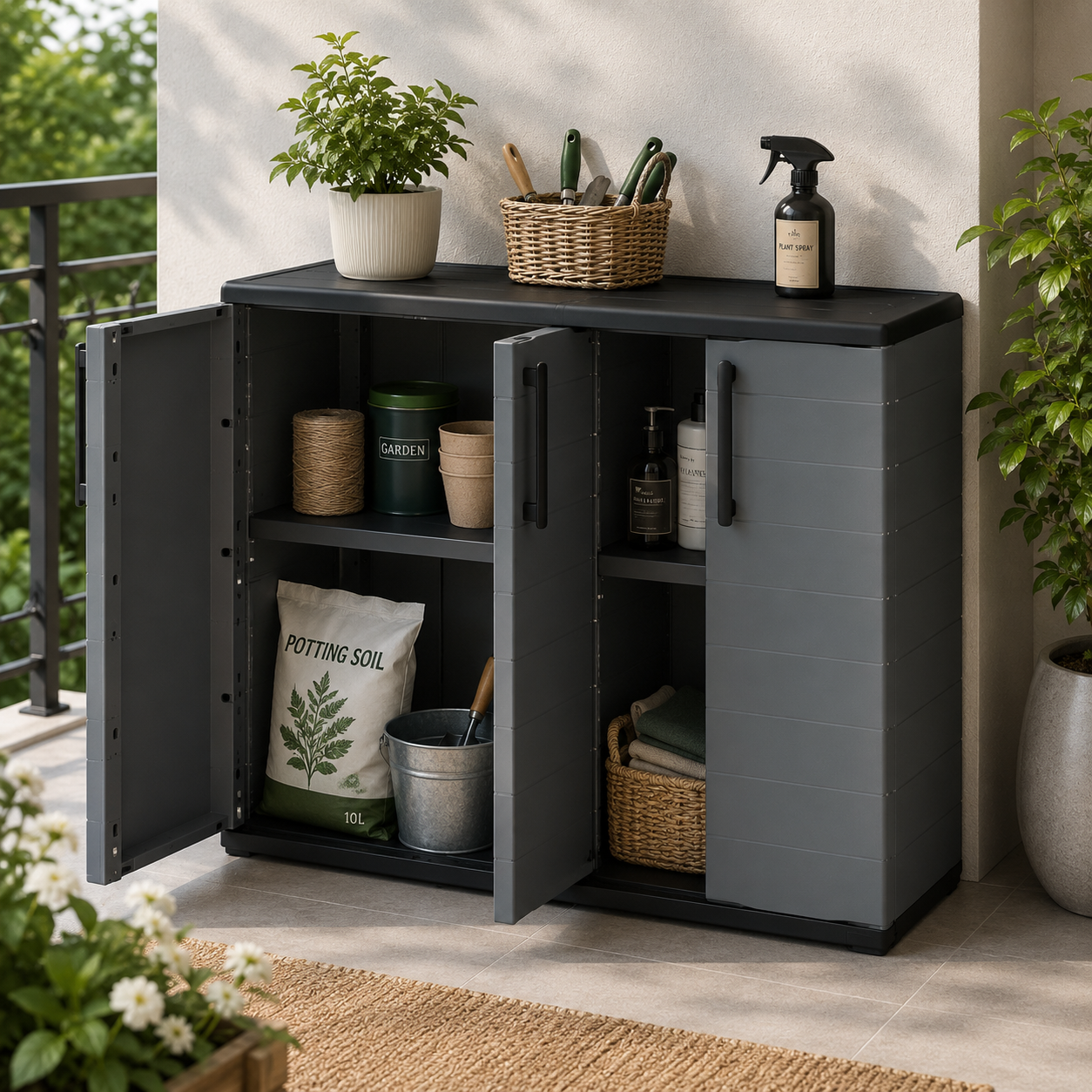 Half Height Polypropylene Cabinet