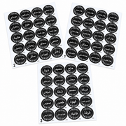 Spice Label Stickers – 180 Pieces