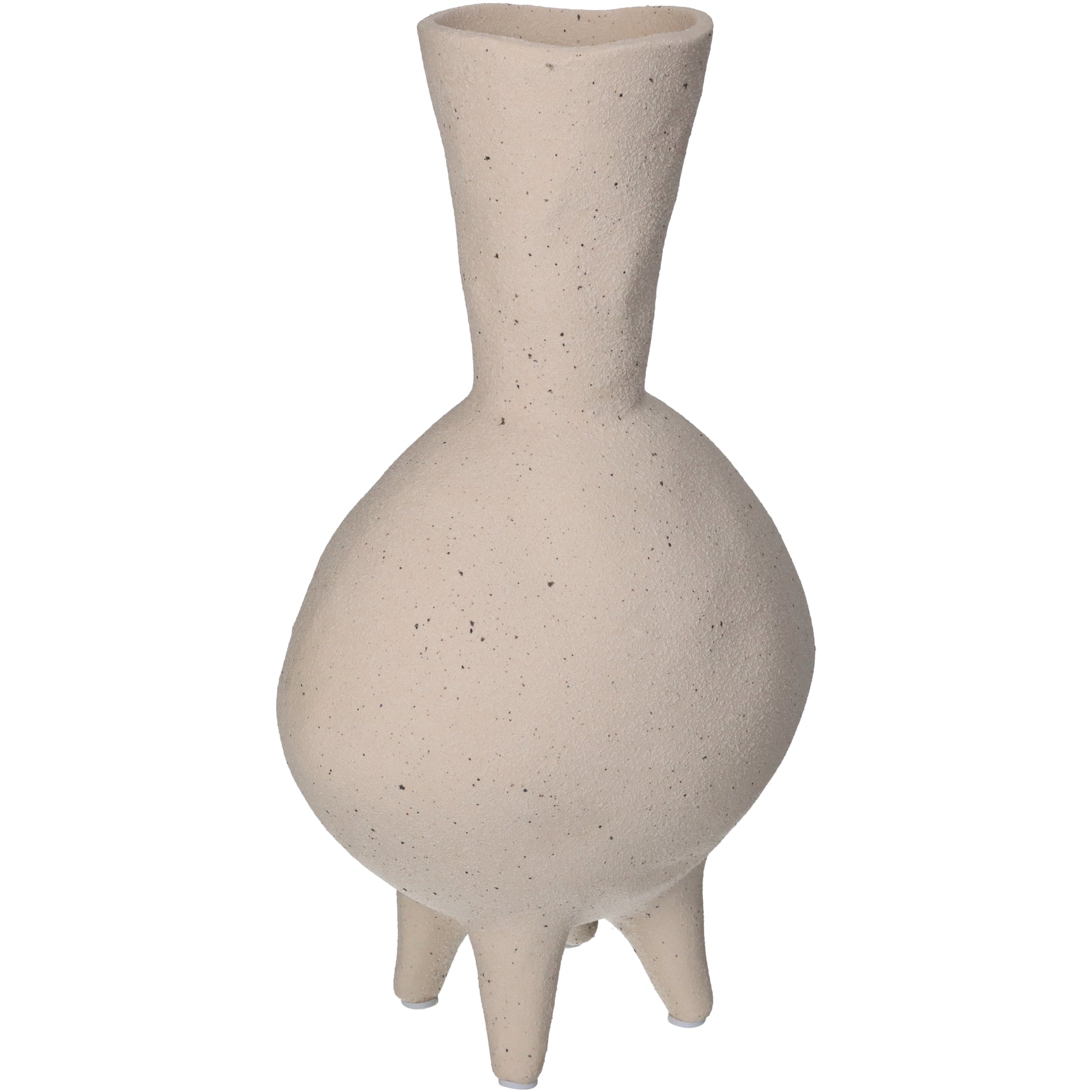 Prado Earthenware Vase with Organic Flask Shape
