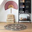 Carpet Round Print Living